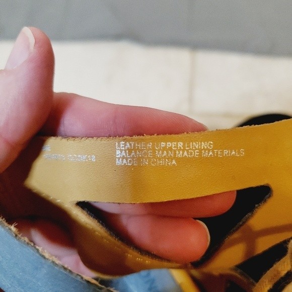 Kork-Ease Light Blue Skyway Leather  Strappy Chris cross Sandal shoes - Picture 9 of 12